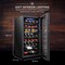 Ivation 28-Bottle Wine Cooler, Compact Freestanding Wine Fridge with Lock
